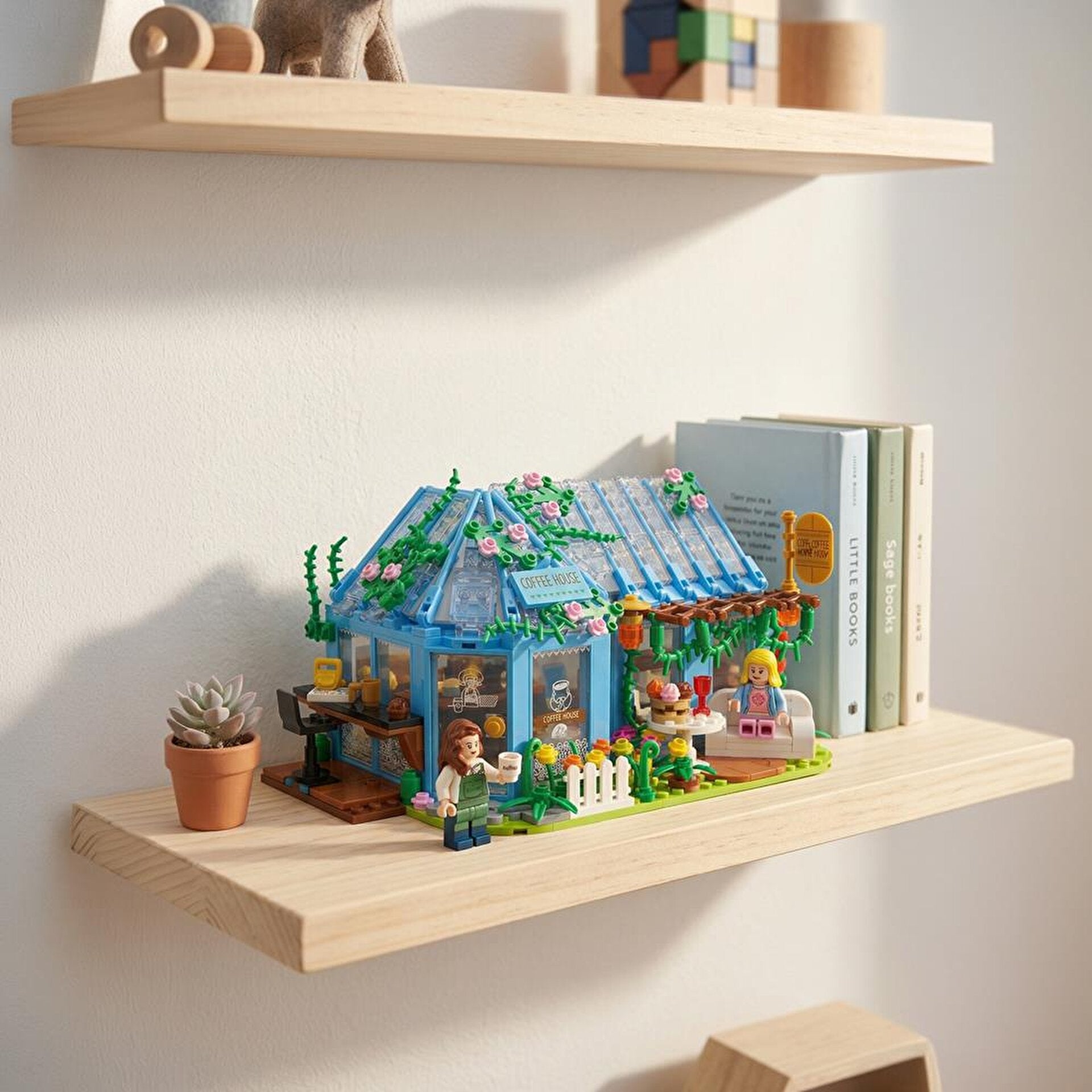 Ogi Mogi Toys Eğitici Bloklar Kahve Evi 642 Parça Yapı Seti