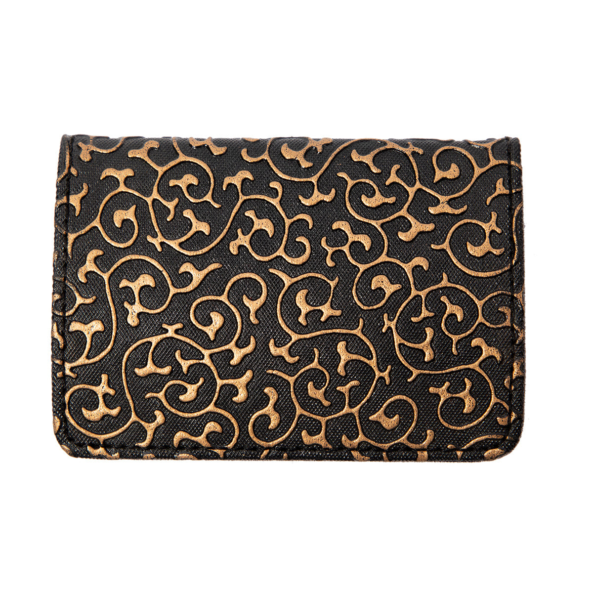 Biggdesign Siyah Kabartmalı Pu Deri Kartlık