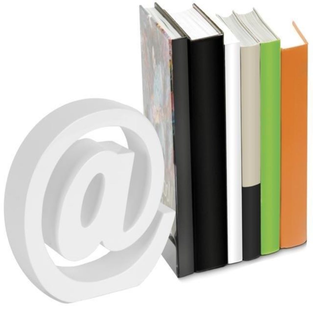 Nektar 24561 Kitap Tutucu Ahşap Beyaz