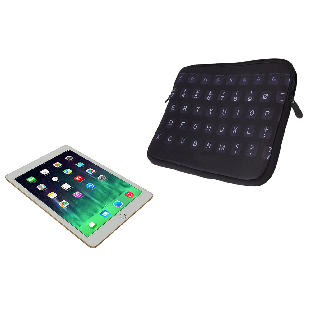 Nektar Neopren Tablet Kılıfı Siyah Klavye