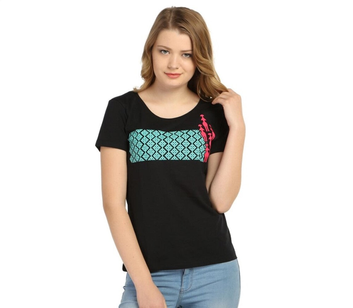 Biggdesign Ana Tanrıça Siyah Kadın T-Shirt