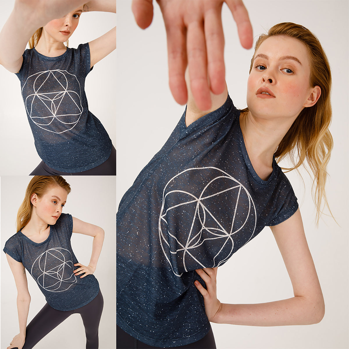 BiggDesign BiggYoga Namaste Antrasit T-Shirt