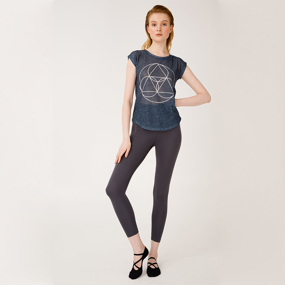BiggDesign BiggYoga Namaste Antrasit T-Shirt