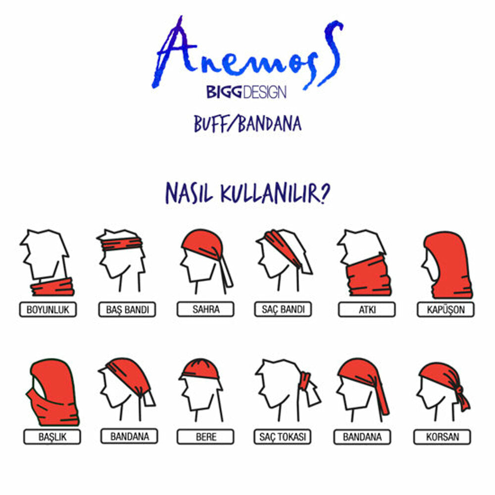 Anemoss Çapa Bandana