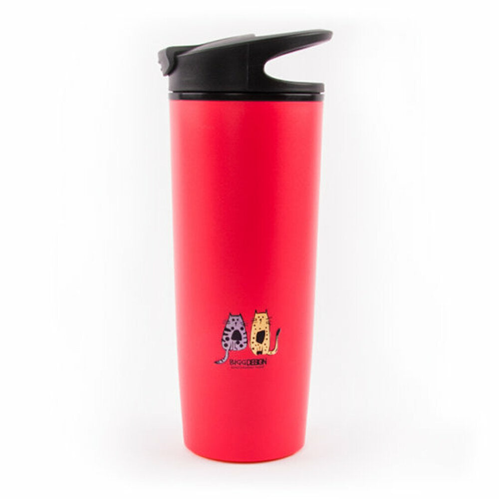 Biggdesign Cats Kırmızı Devrilmez Mug
