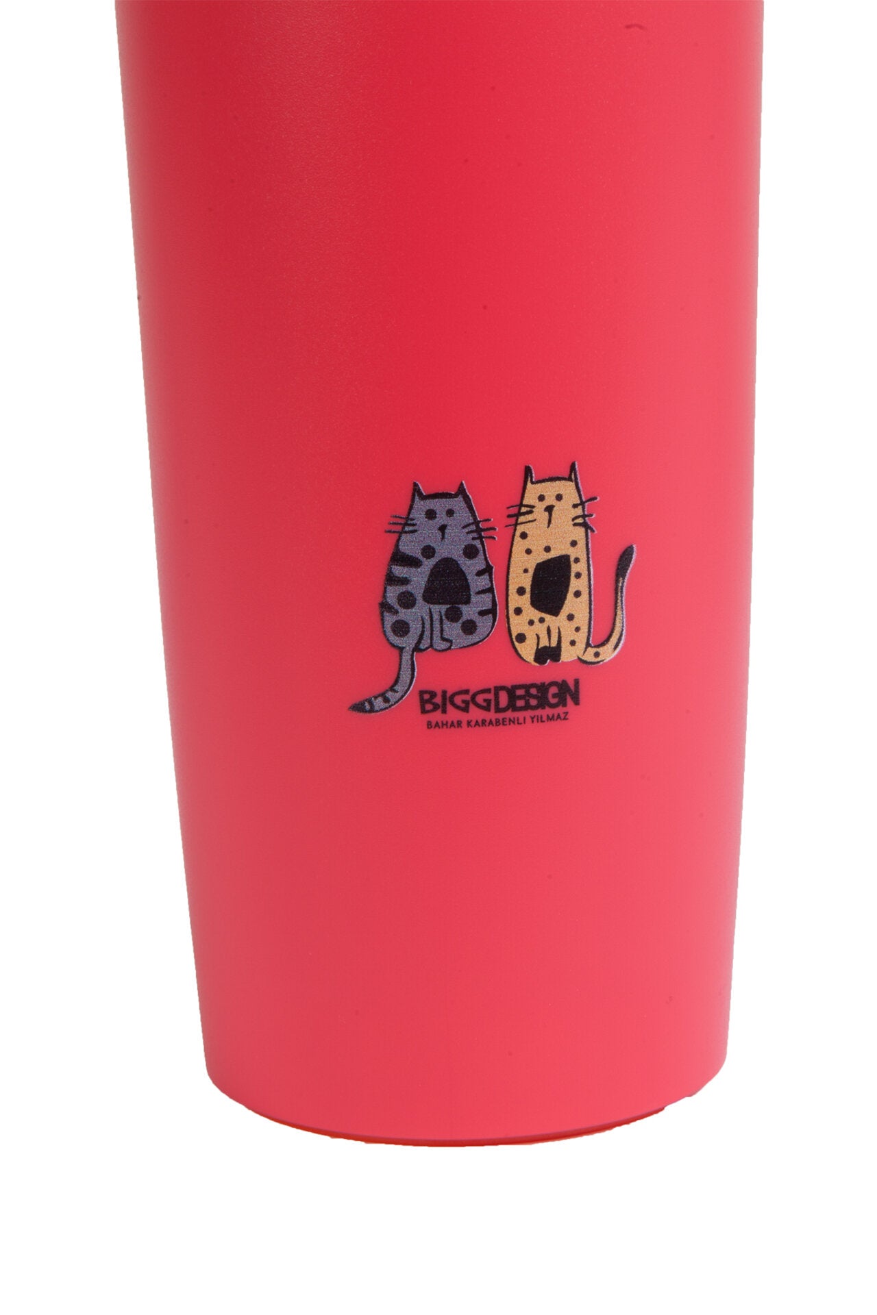 Biggdesign Cats Kırmızı Devrilmez Mug