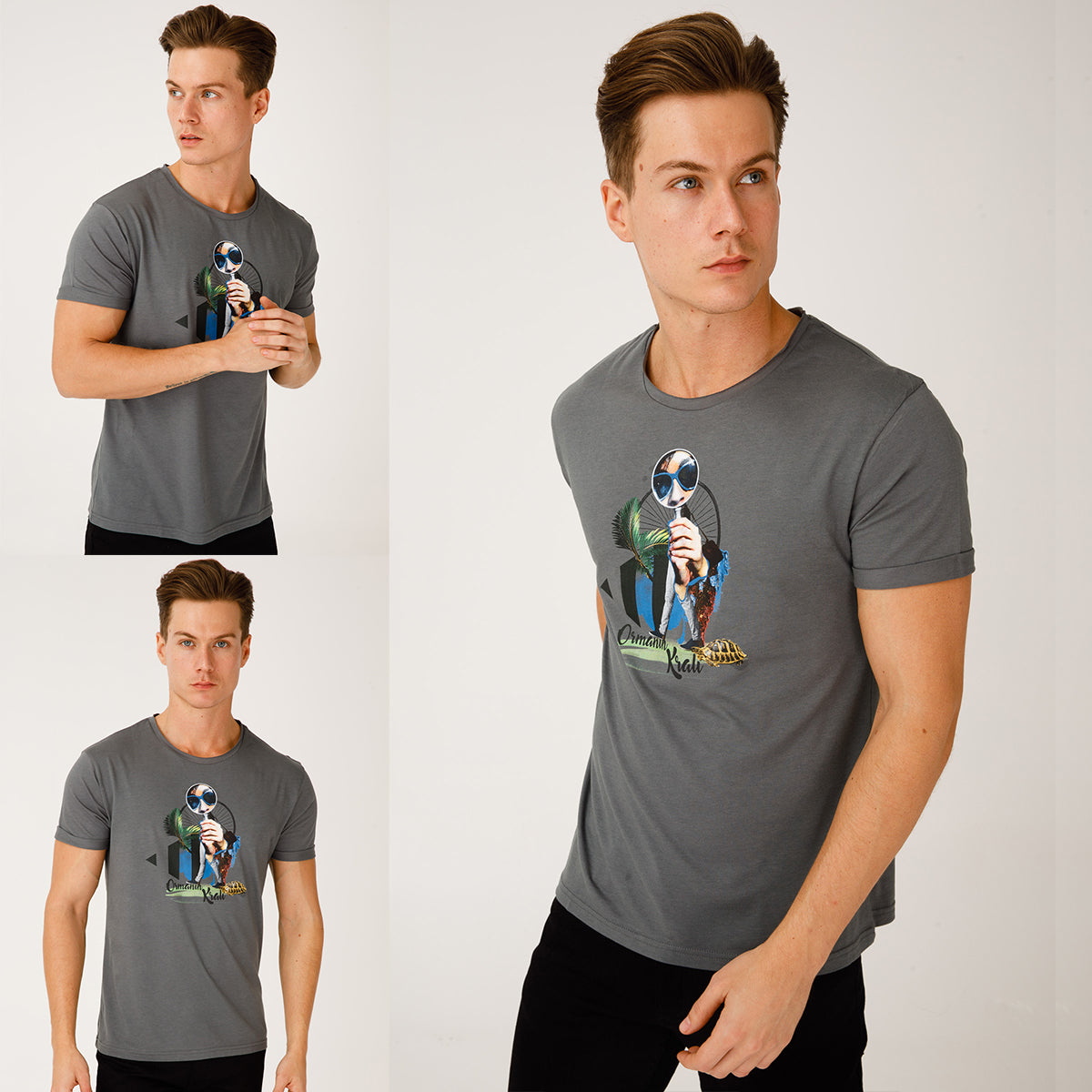 Biggdesign Nature Ormanın Kralı Erkek T-shirt