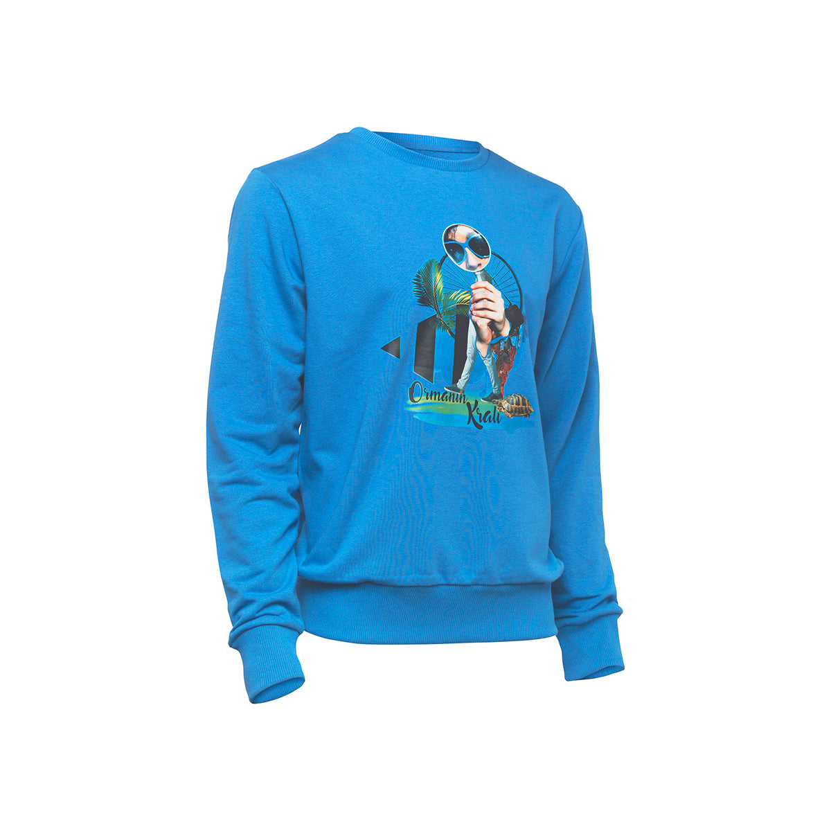 Biggdesign Nature Ormanın Kralı Erkek Sweatshirt