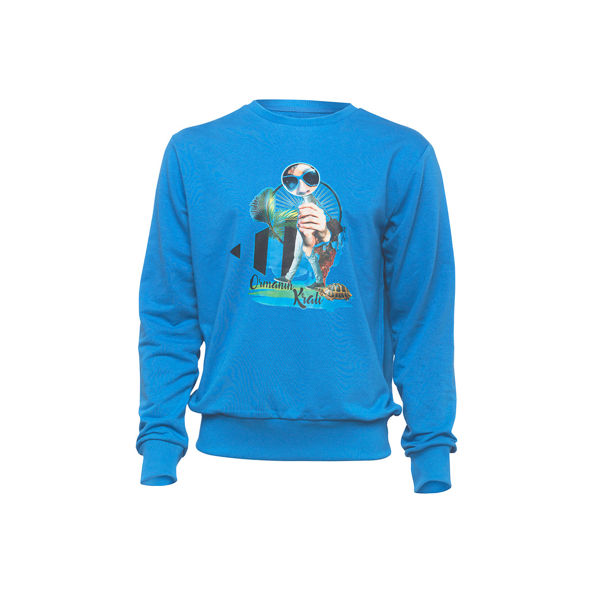 Biggdesign Nature Ormanın Kralı Erkek Sweatshirt