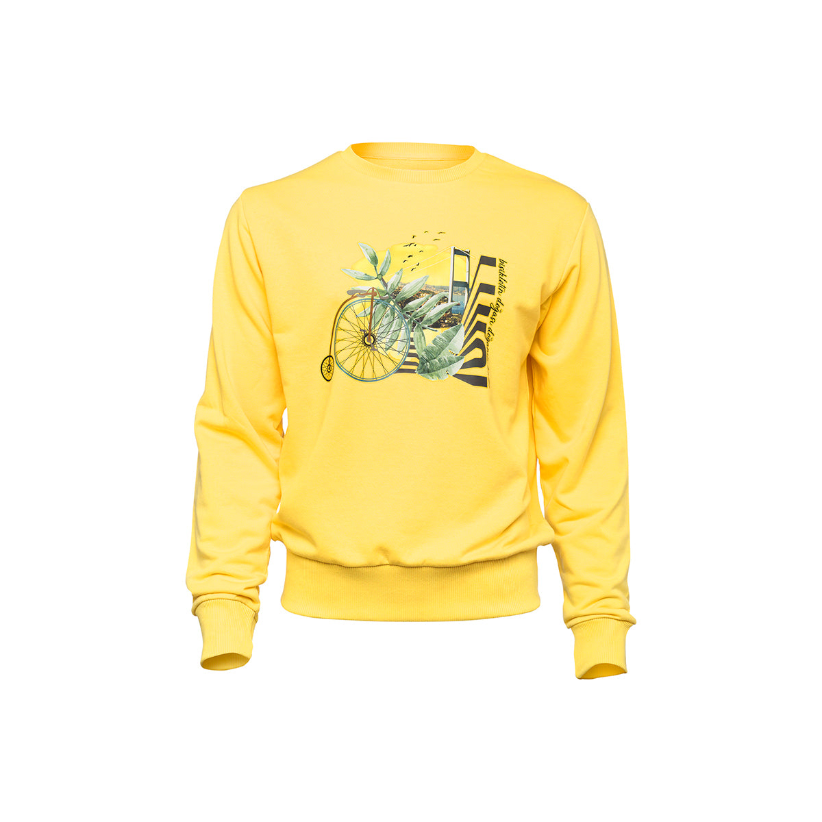Biggdesign Nature Boğazda Bisiklet Erkek Sweatshirt