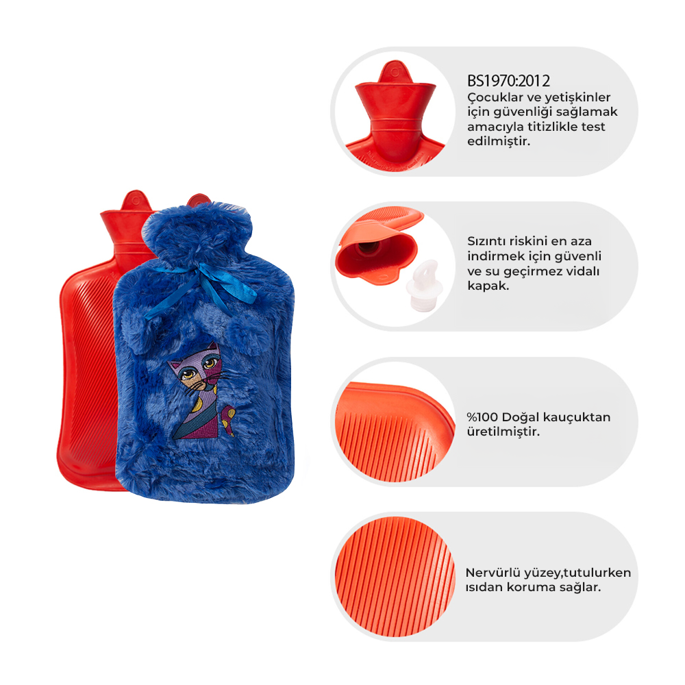 Biggdesign Owl and City Peluş Sıcak Su Torbası