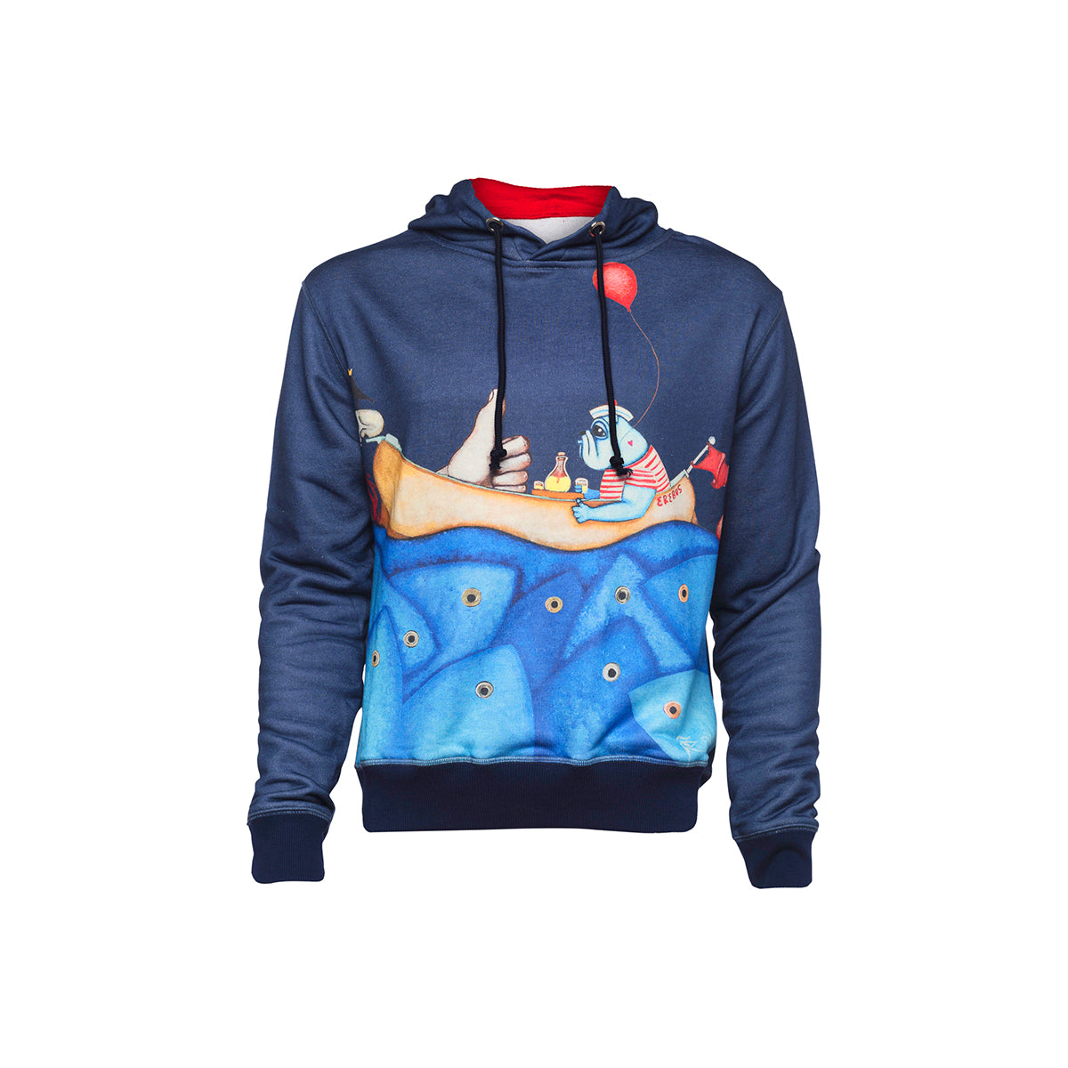 Biggdesign Mr. Allright Man Lacivert Erkek Sweatshirt