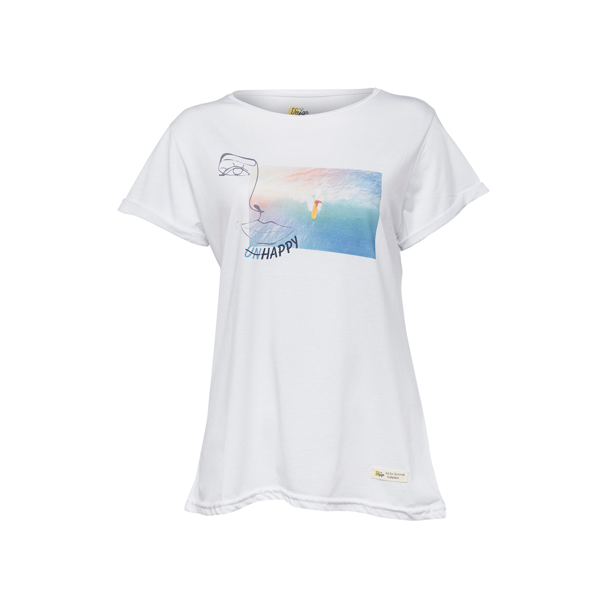 Biggdesign Faces Happy Kadın T-Shirt