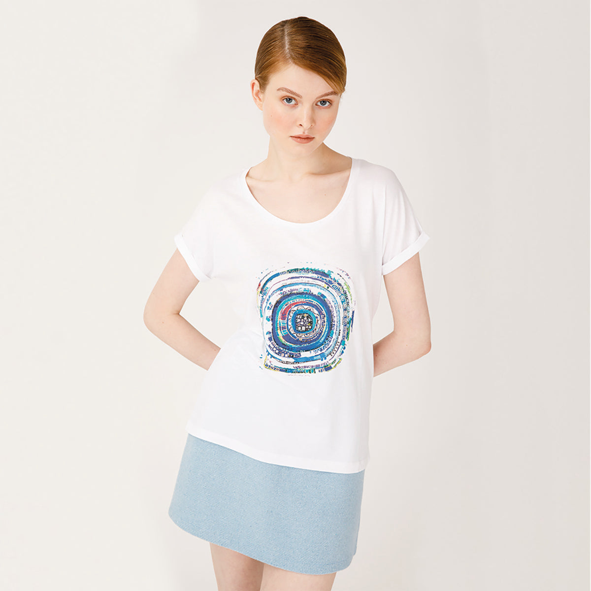 Biggdesign Nazar Beyaz T-Shirt