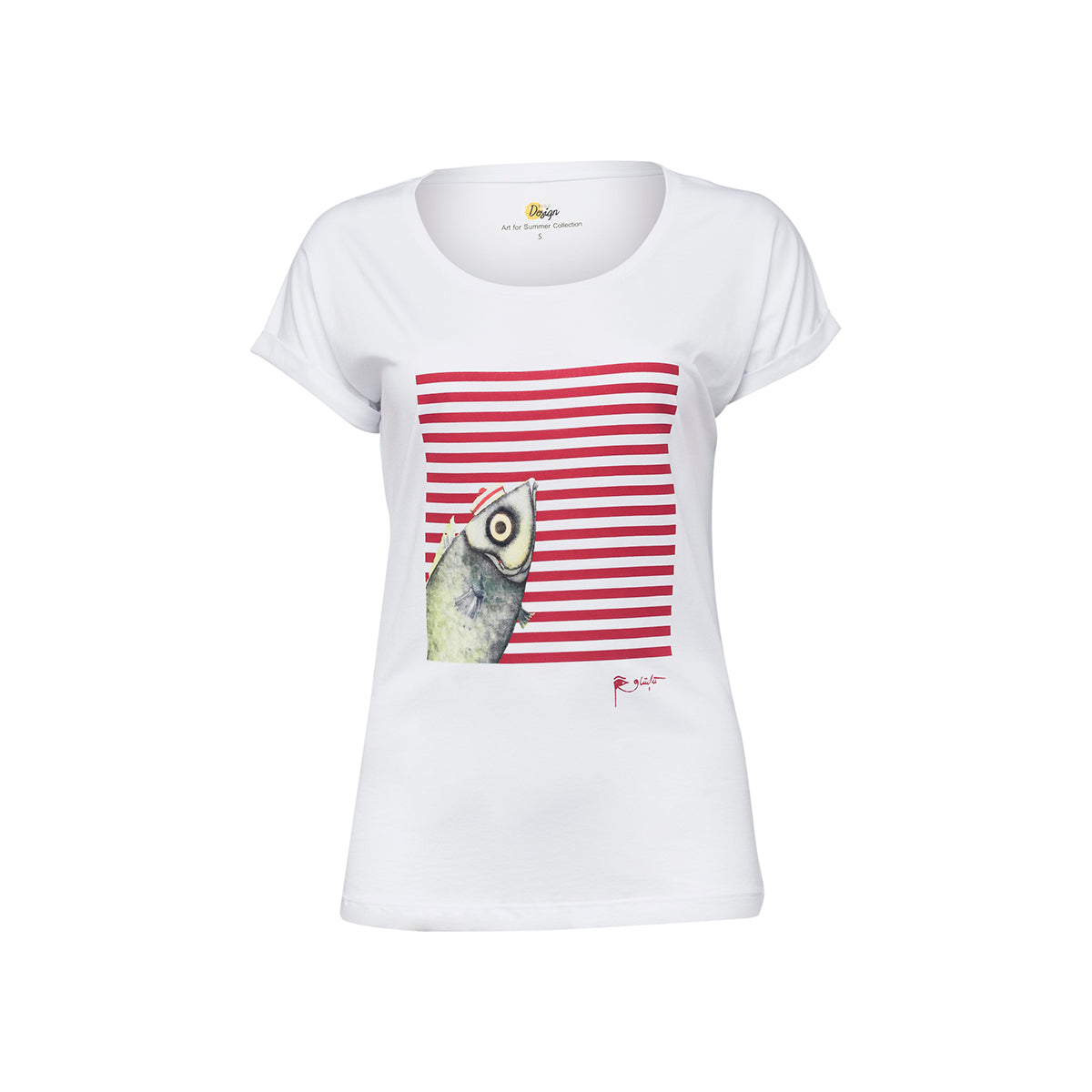Biggdesign Pistachio Çizgili Kadın T-Shirt
