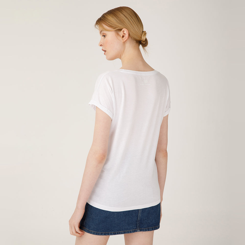 Biggdesign Pistachio Çizgili Kadın T-Shirt