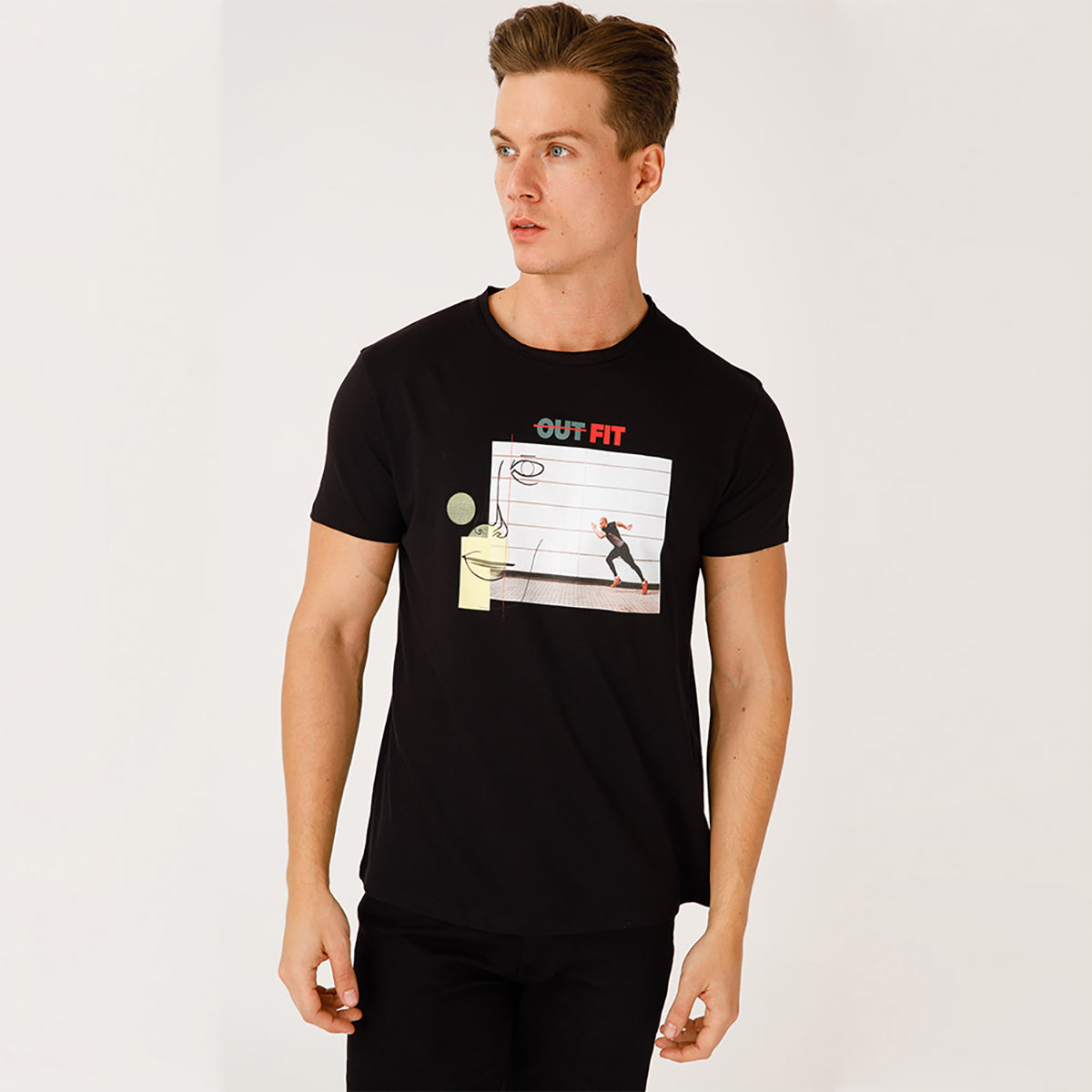 Biggdesign Faces OutFit Erkek T-Shirt