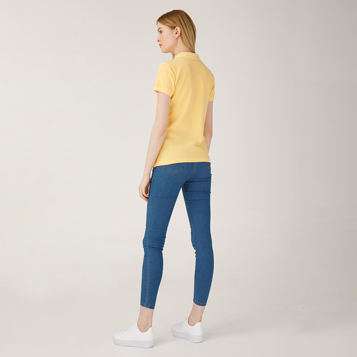 Anemoss Yengeç Kadın Polo Yaka T-Shirt