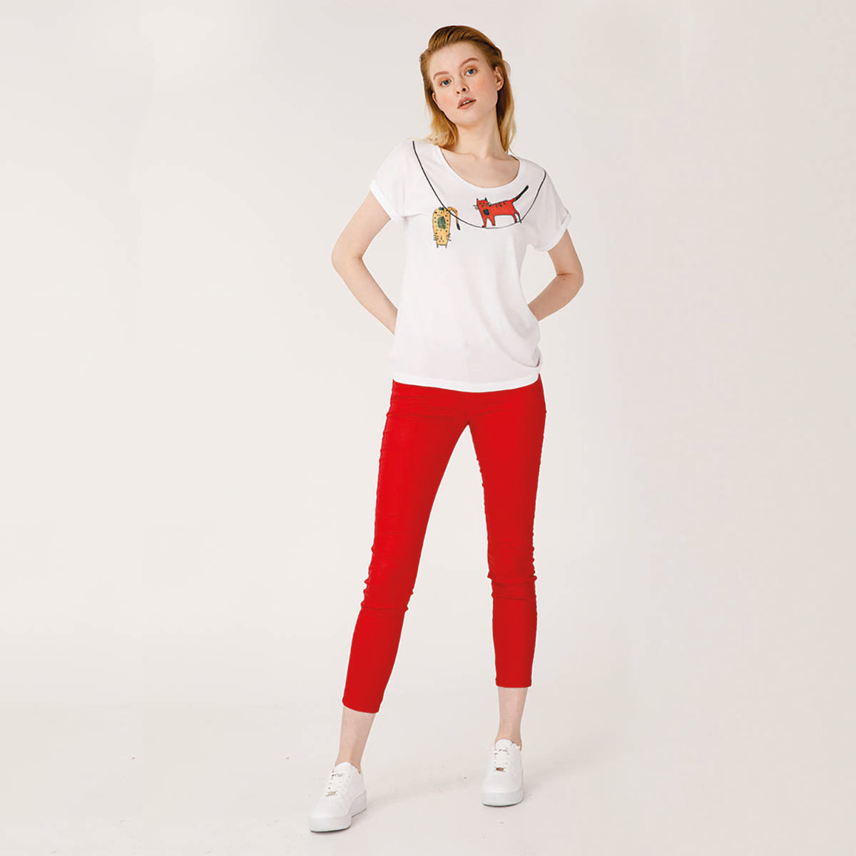 Biggdesign Cambaz Kedi T-Shirt