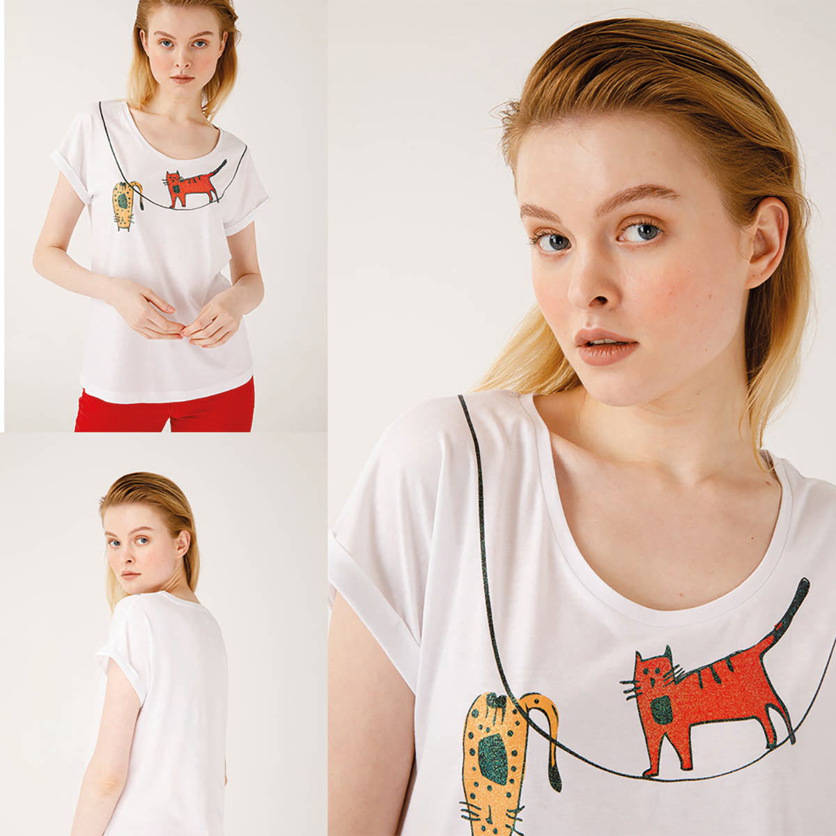 Biggdesign Cambaz Kedi T-Shirt
