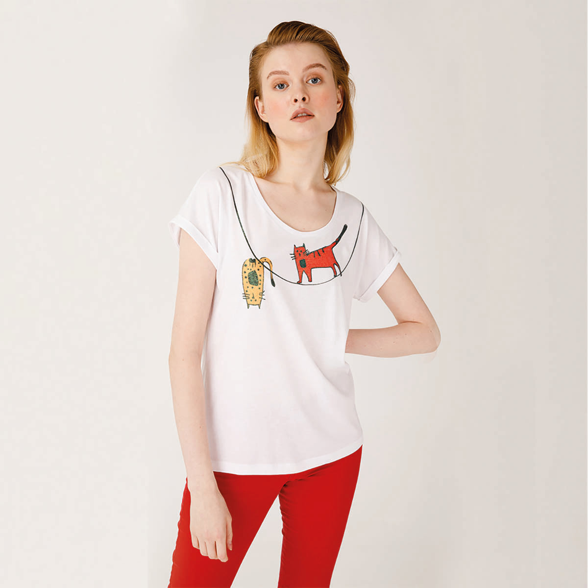 Biggdesign Cambaz Kedi T-Shirt