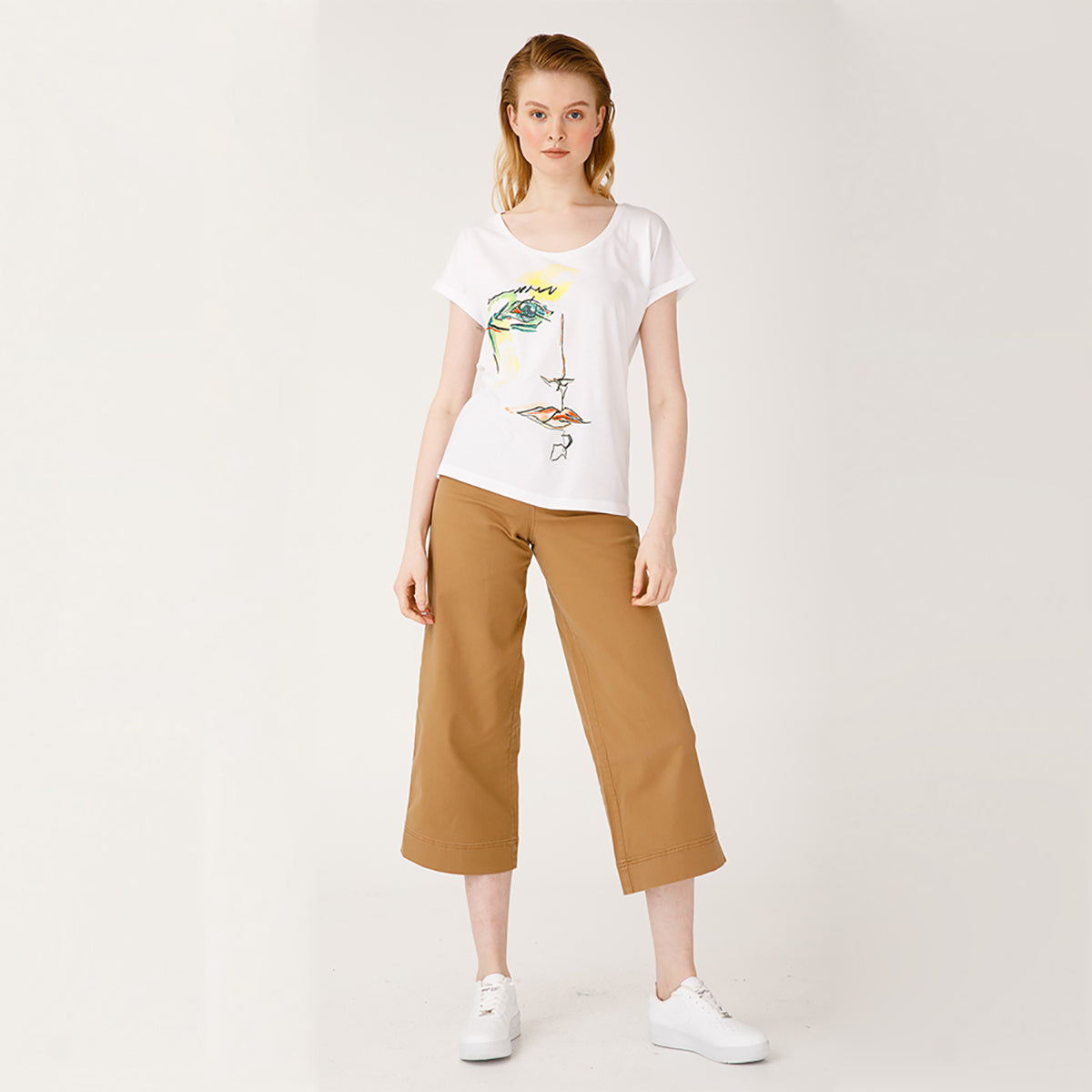 Biggdesign Green Face T-Shirt