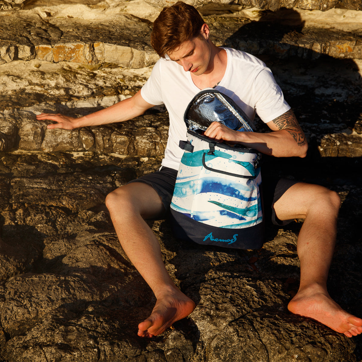 Anemoss Dalga  Soğuk veya Sıcak Isı Yalıtımlı Sızdırmaz Termal Sırt Çantası 25L