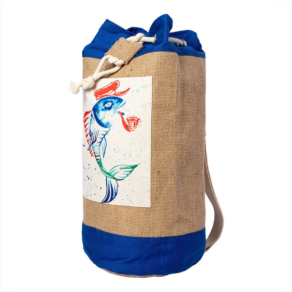 Anemoss Kaptan Balık Jüt Çanta