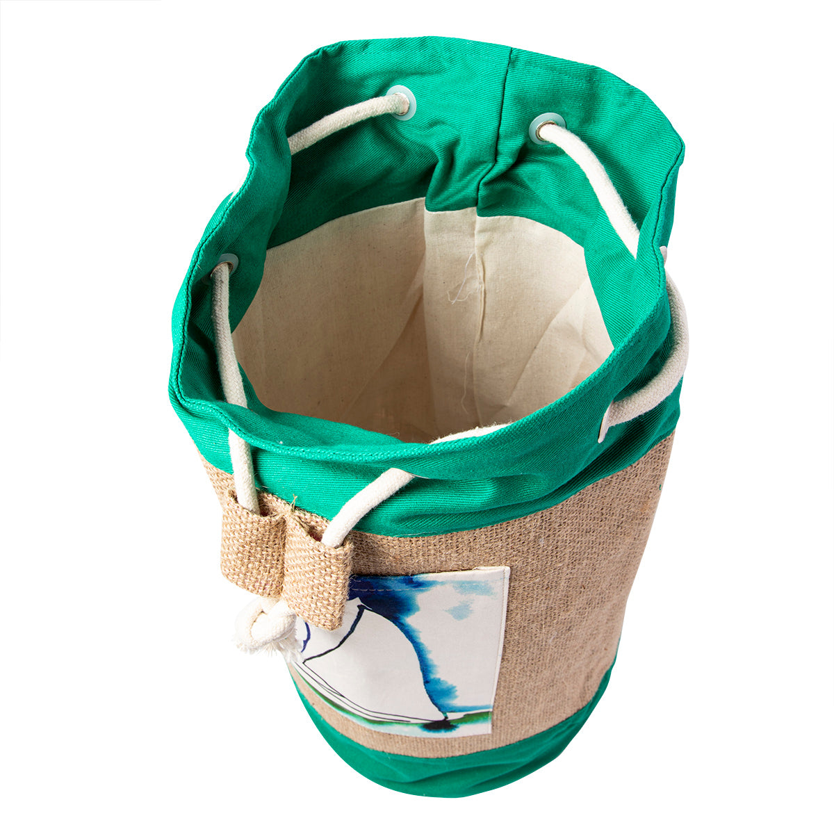 Anemoss Yeşil Yelken Jüt Çanta
