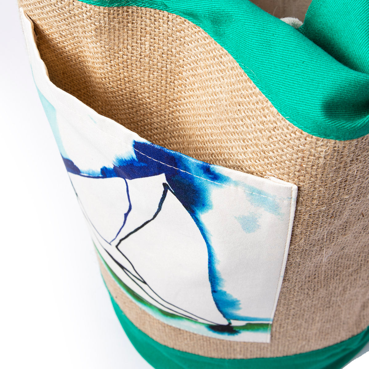 Anemoss Yeşil Yelken Jüt Çanta