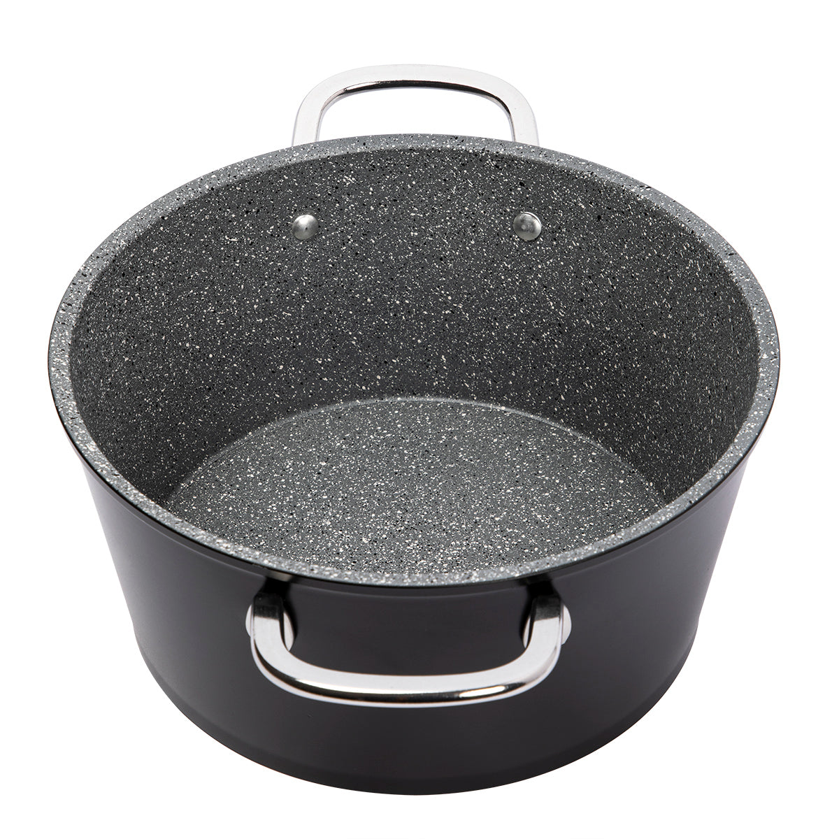 Serenk Excellence 22 cm Granit Derin Tencere, PFOA İçermeyen Yapışmaz Kaplama, 2.5 Lt, Kalın Taban