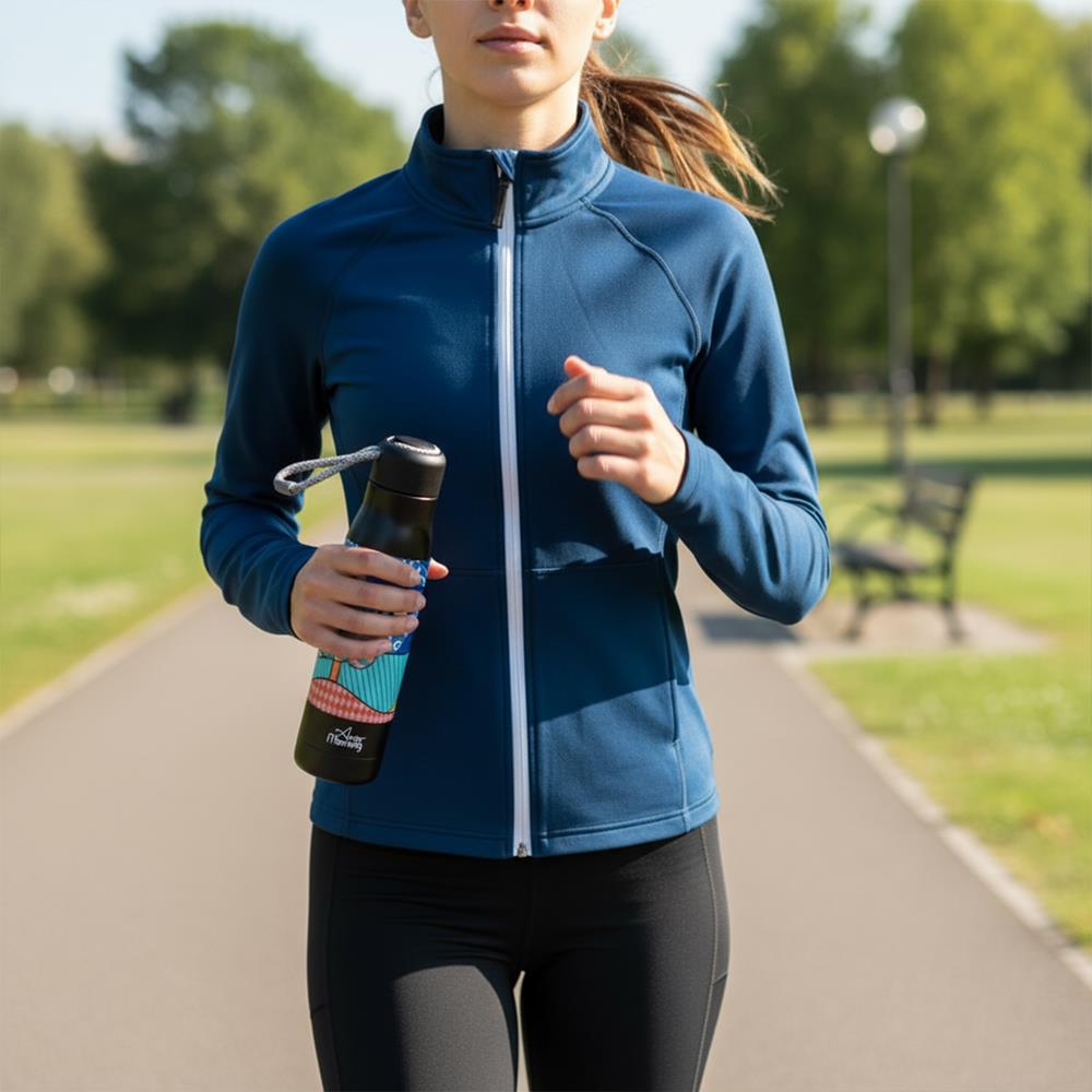 Any Morning 600 ml Paslanmaz Çelik Termos, Siyah BA21547