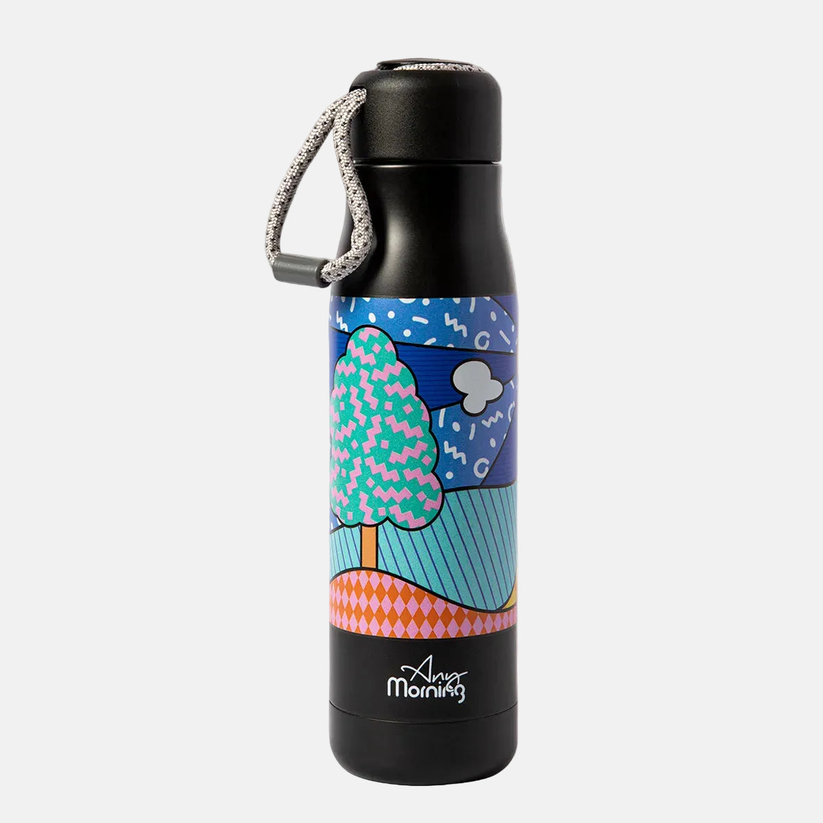 Any Morning 600 ml Paslanmaz Çelik Termos, Siyah BA21547