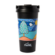 Any Morning 500 ml Paslanmaz Çelik Termos Mug, 6 Saat Sıcak, 10 Saat Soğuk, Siyah BA21525