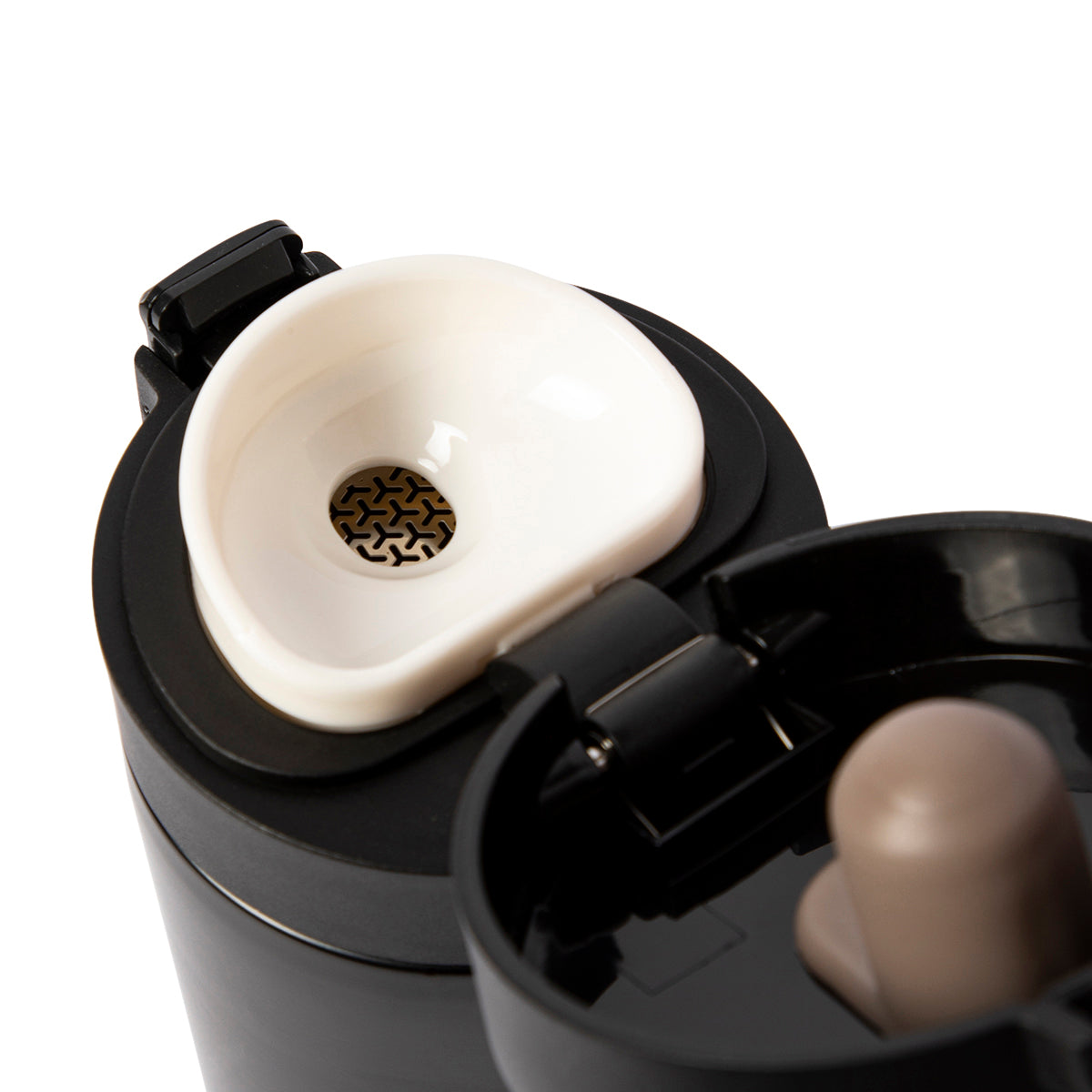 Any Morning 380 ml Paslanmaz Çelik Termos Mug, Çift Katmanlı, Sızdırmaz Kapaklı, Siyah BA21522