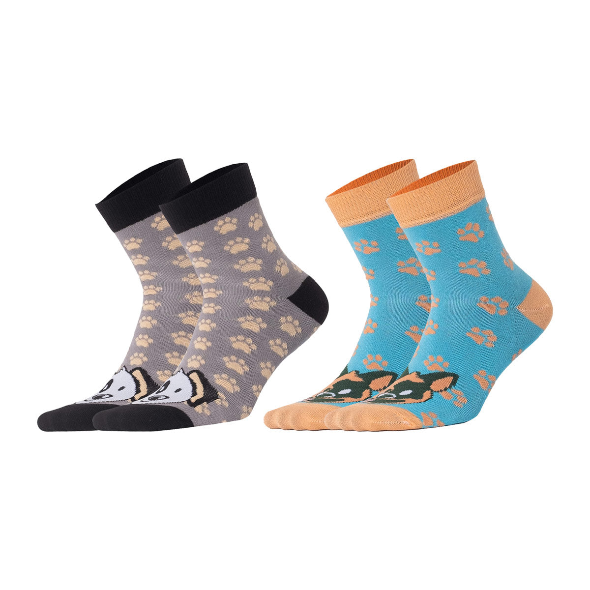 Biggdesign Dogs Kadın 5'li Kısa Soket Çorap Seti