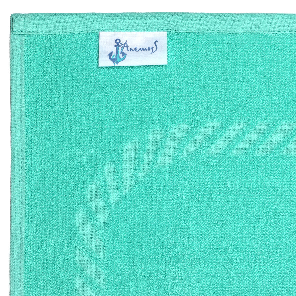 Anemoss Gemici Bağları Plaj Havlusu Mint Yeşili 140x70 cm