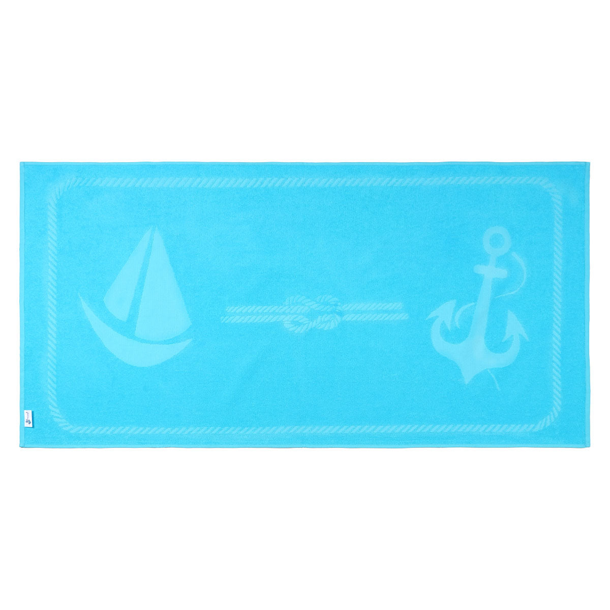 Anemoss Yelken Plaj Havlusu Turkuaz 140x70 cm
