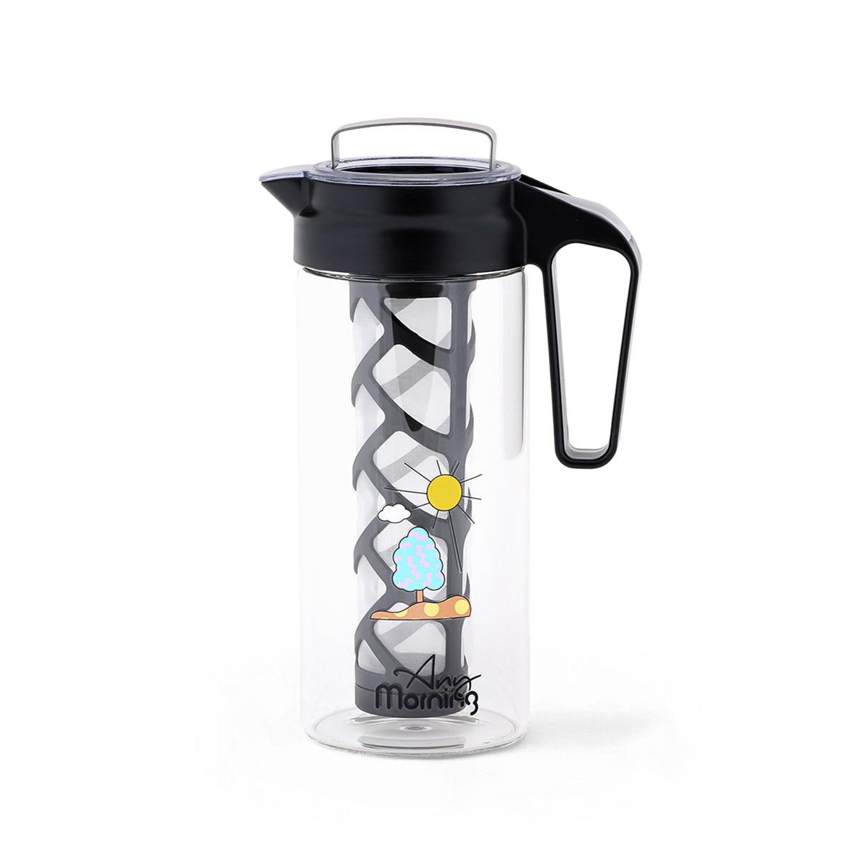 Any Morning 1300 ml  Sürahi, Borosilikat Cam Soğuk Çay ve Kahve Demleme CGJ054