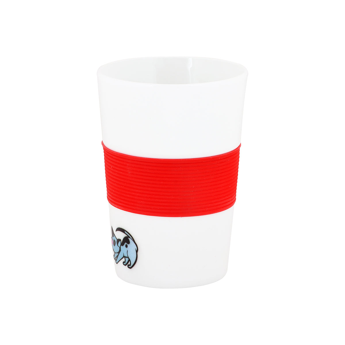 Biggdesign Dogs Seramik Mug Silikon Bantlı Kırmızı
