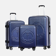 Biggdesign Ocean Lacivert 3'lü Valiz Seti