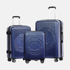 Biggdesign Ocean Lacivert 3'lü Valiz Seti
