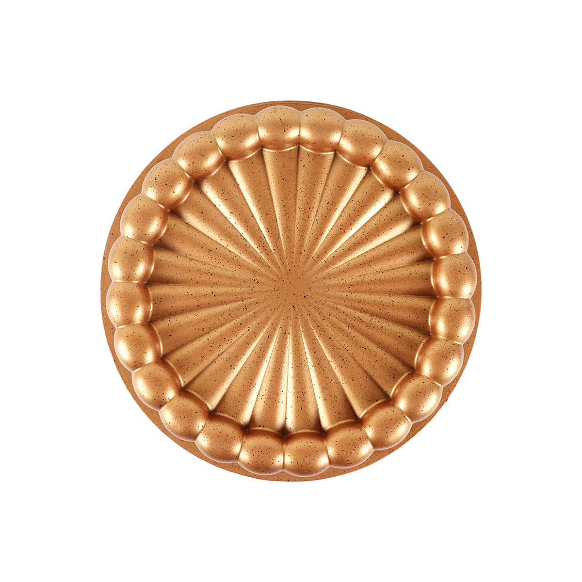 Serenk Fun Cooking Papatya Sarı Tart Kalıbı - 28 cm Alüminyum Döküm, Yanmaz Yapışmaz Granit Kaplama