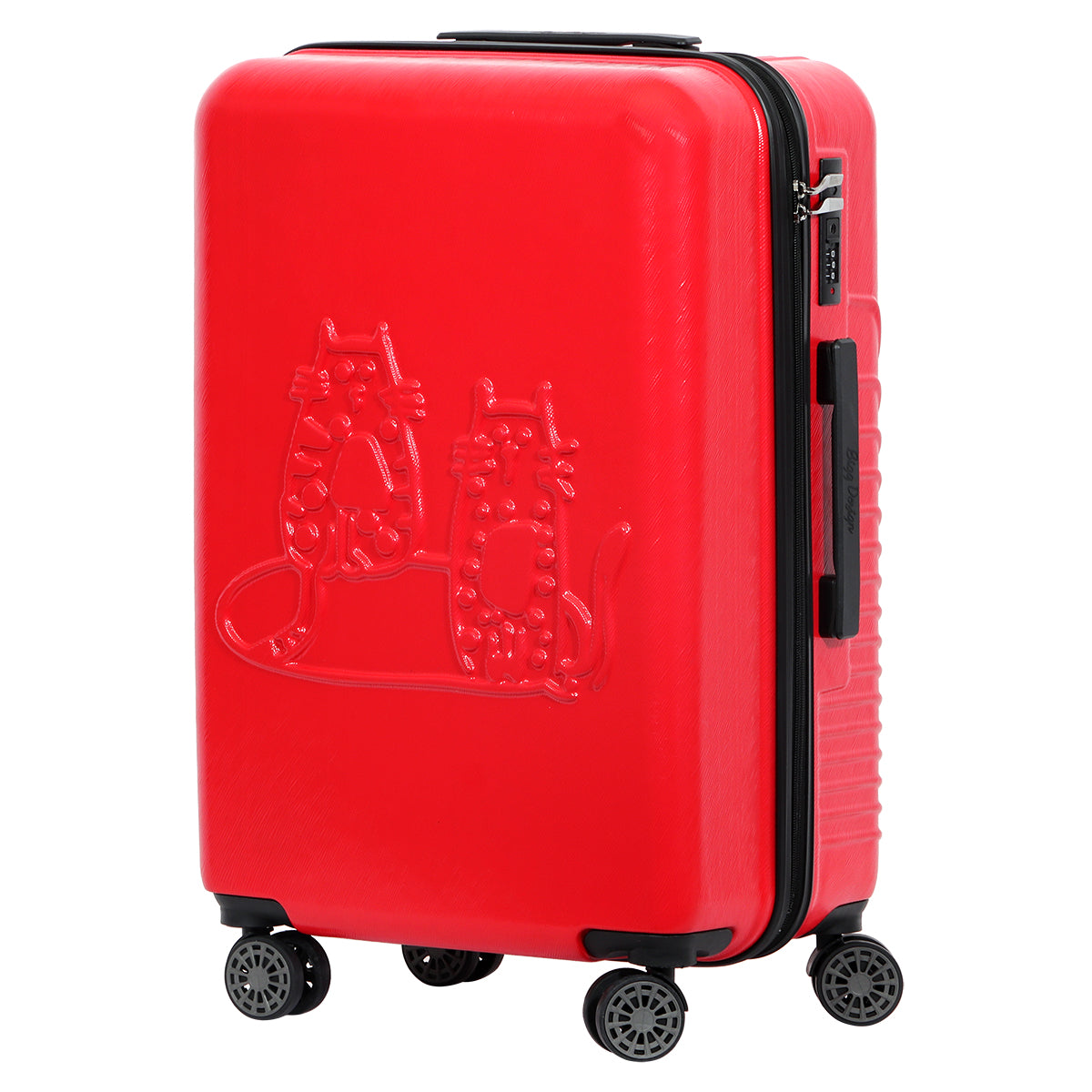 Biggdesign Cats Kırmızı Büyük Boy 28" Valiz
