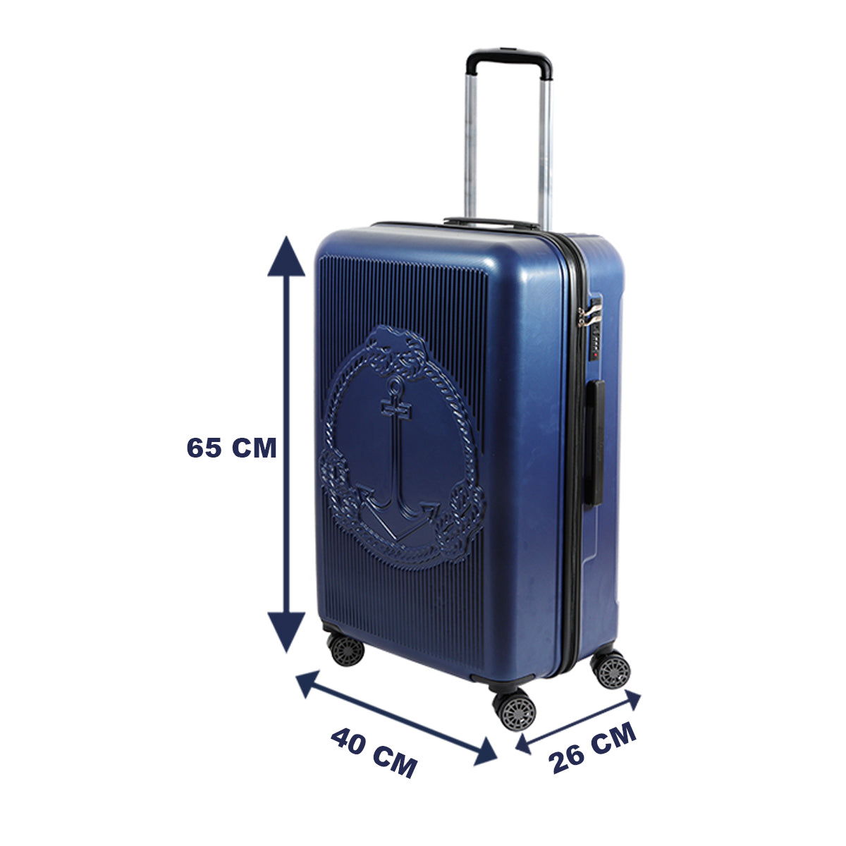 Biggdesign Ocean Lacivert Orta Boy 24" Valiz