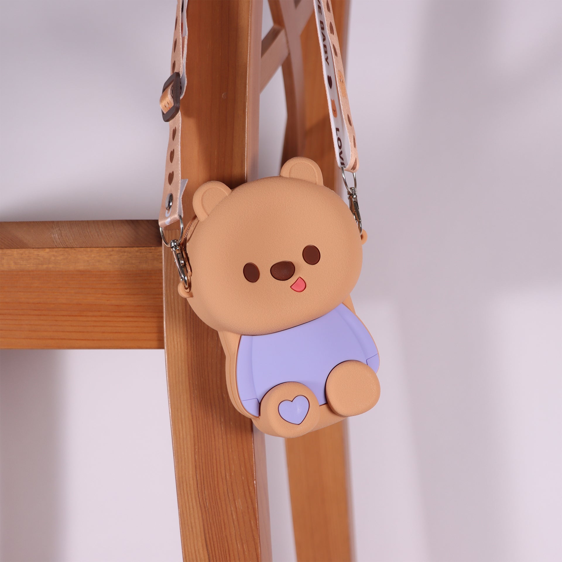 Ogi Mogi Toys Silikon Minik Ayı Omuz Çantası