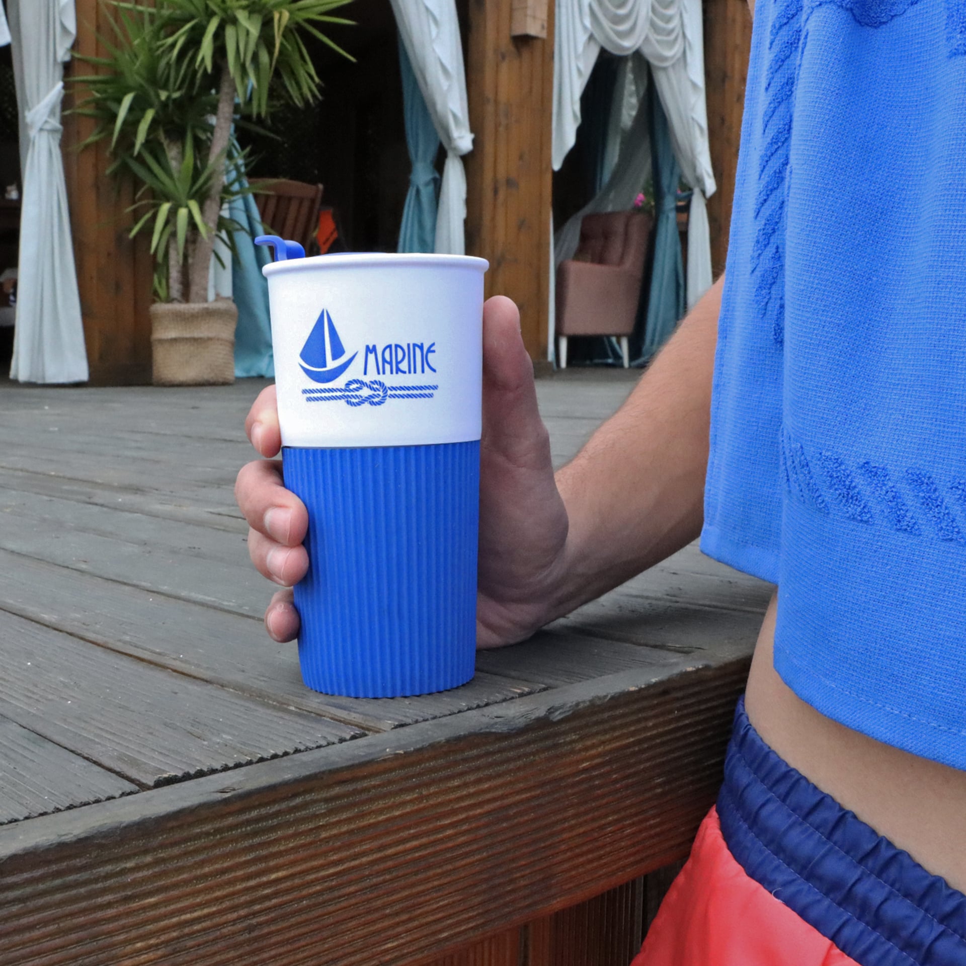 Anemoss Marine Yelken 450 Ml Plastik Mug