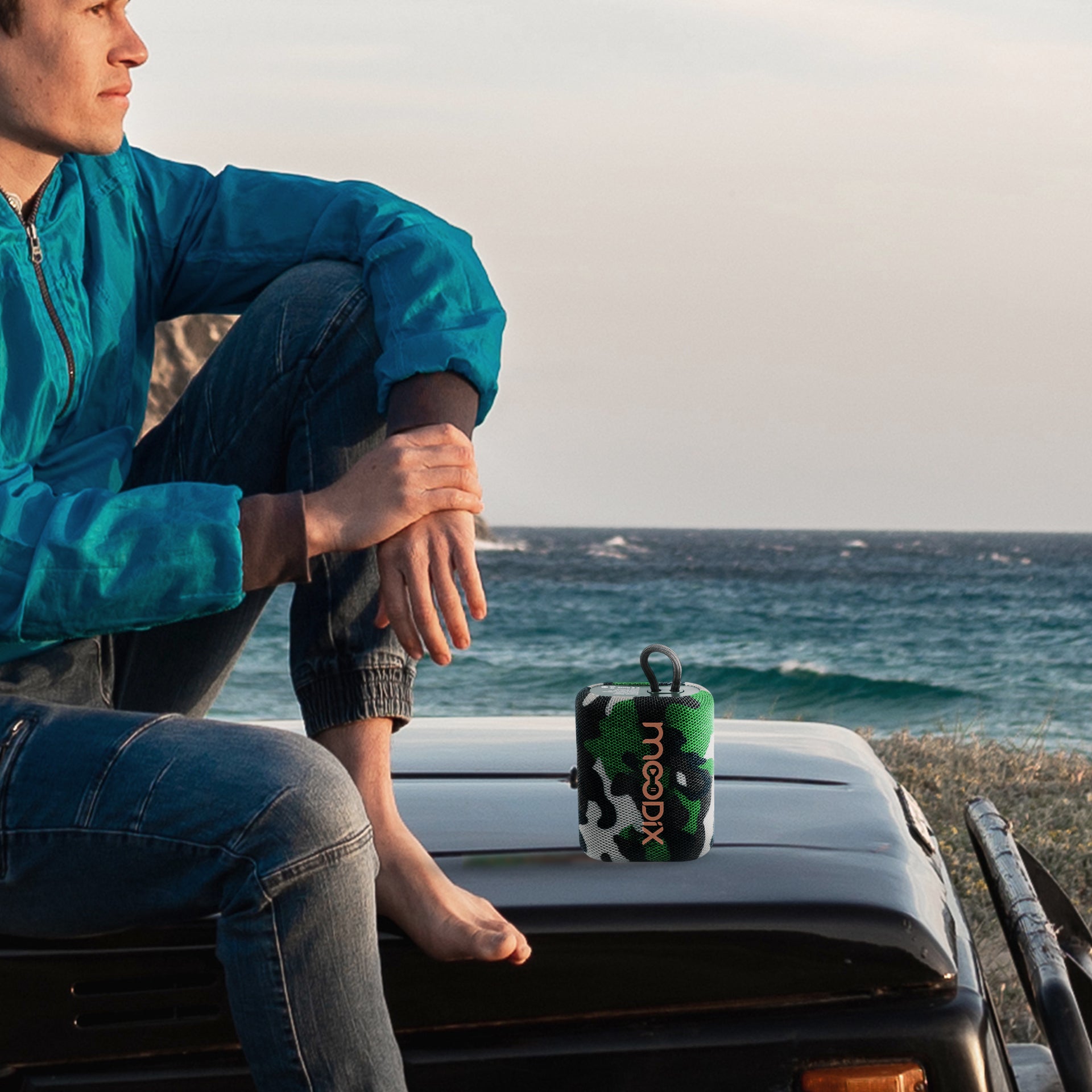 Moodix KI23TM02 Bluetooth Hoparlör Kamuflaj 5W