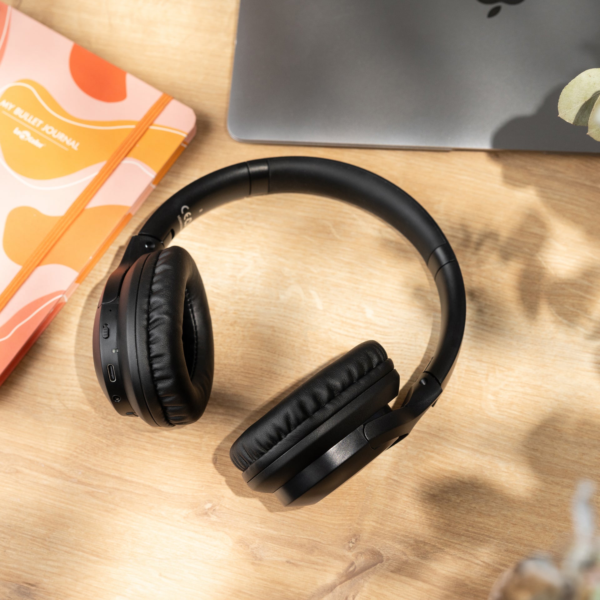 Moodix KO23NB1701 ANC Aktif Gürültü Engelleyicili Katlanabilir Bluetooth Kulaküstü Kulaklık Siyah