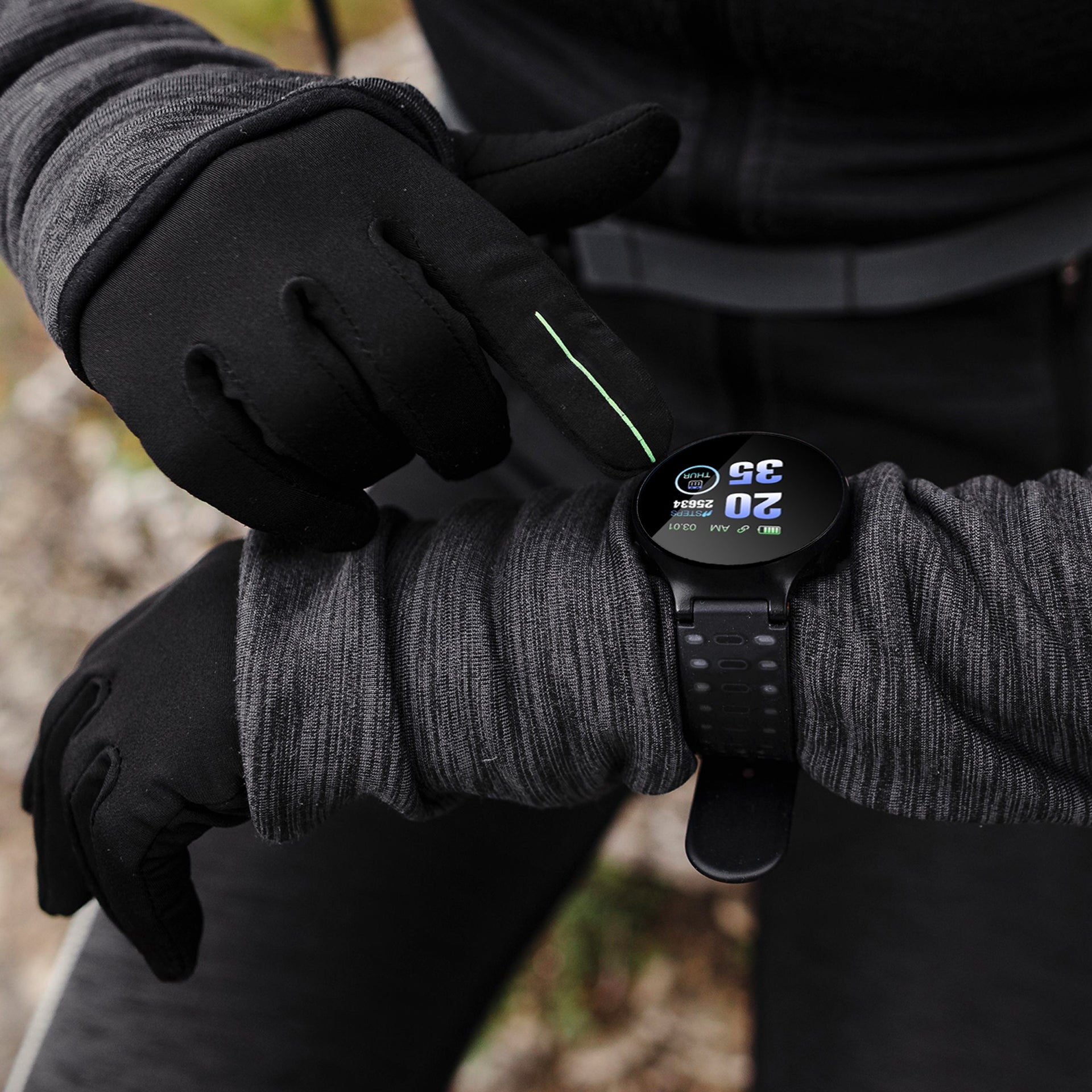 Moodix WE23K18B Akıllı Saat Siyah-Gri